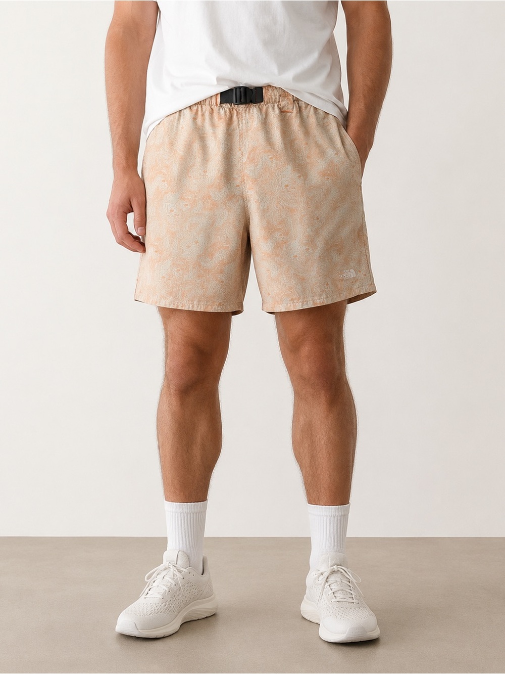 The North Face Topographic Print Trail Shorts Men’s Medium Hiking Gorpcore M
